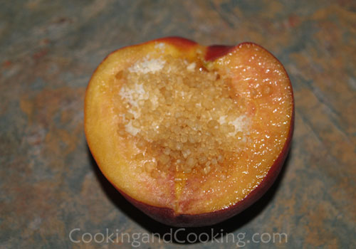 Baked Peaches with Almond Baked Peaches with Almond