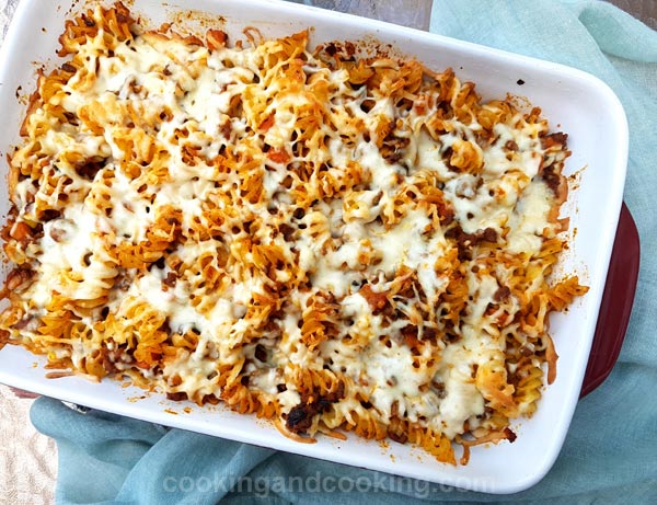 Baked Rotini with Beef Baked Rotini with Beef