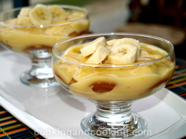 Banana Custard Pudding Banana Custard Pudding