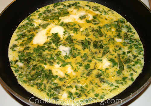 Basil and Parsley Omelette Basil and Parsley Omelette