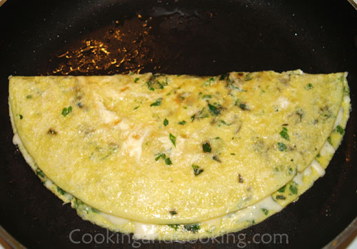 Basil and Parsley Omelette Basil and Parsley Omelette