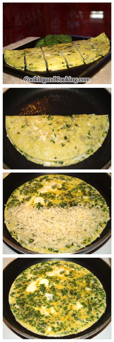Basil and Parsley Omelette Basil and Parsley Omelette