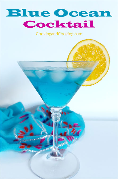 Blue Ocean Cocktail Blue Ocean Cocktail