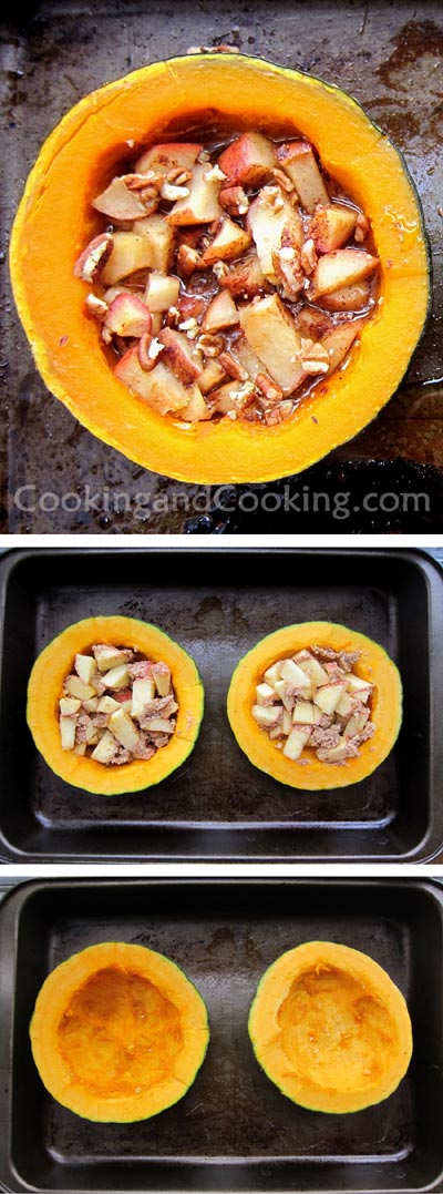 Buttercup Squash with Apples Buttercup Squash with Apples