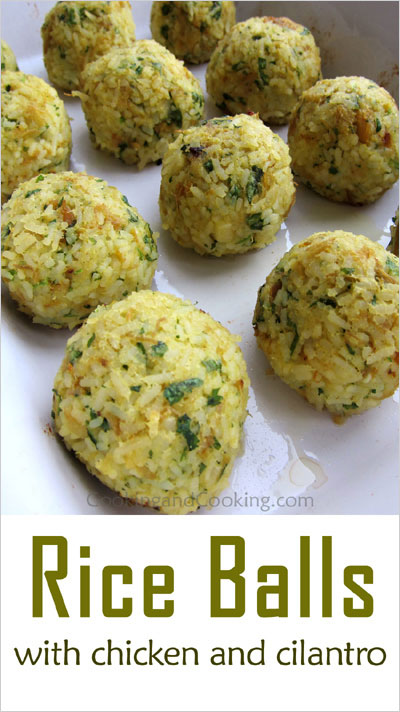 Chicken Rice Balls Chicken Rice Balls