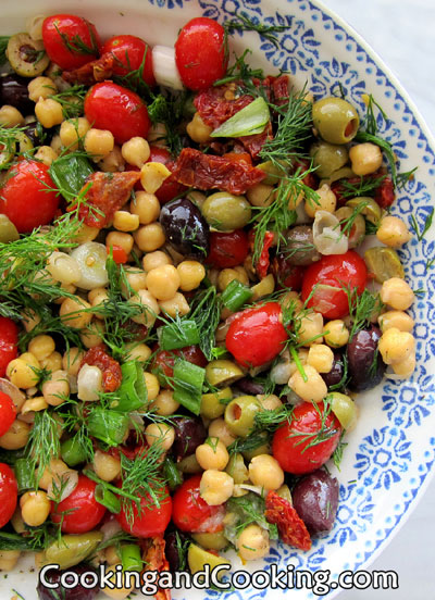 Chickpeas Salad with Dill Chickpeas Salad with Dill