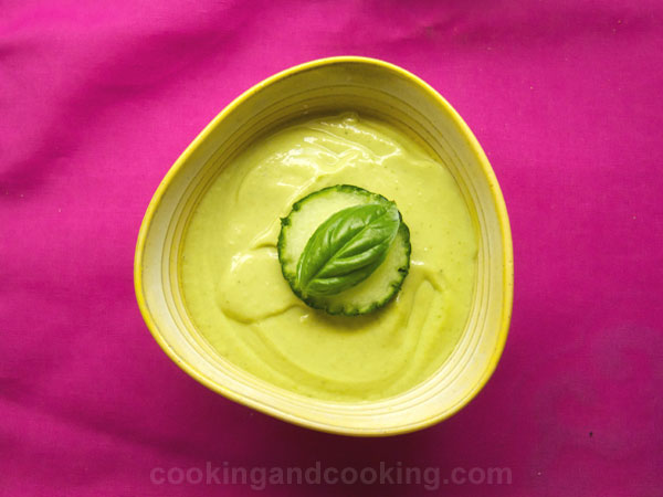 Chilled Avocado Cucumber Soup Chilled Avocado Cucumber Soup