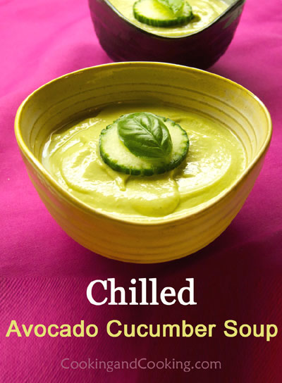 Chilled Avocado Cucumber Soup Chilled Avocado Cucumber Soup