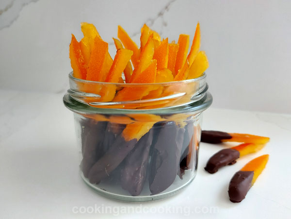 Chocolate Dipped Orange Peel Chocolate Dipped Orange Peel