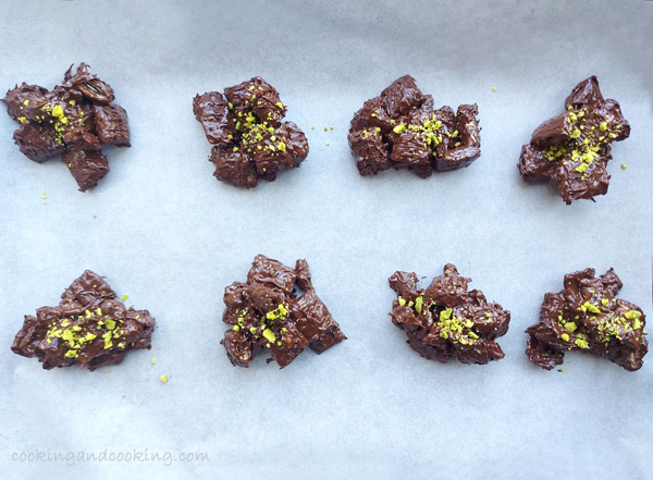 Chocolate Orange Cereal Bites Chocolate Orange Cereal Bites