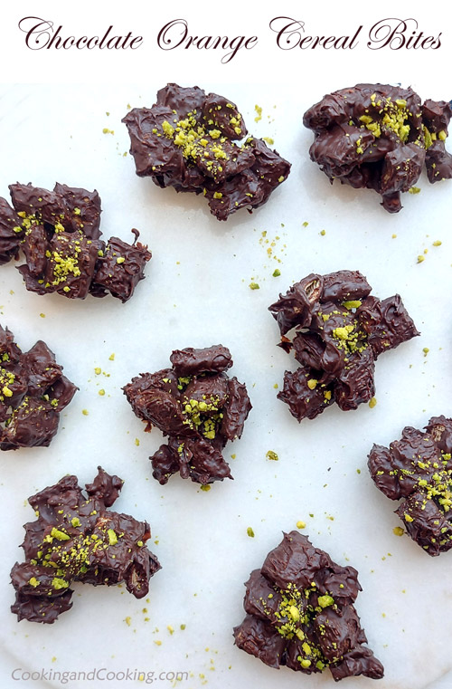 Chocolate Orange Cereal Bites Chocolate Orange Cereal Bites