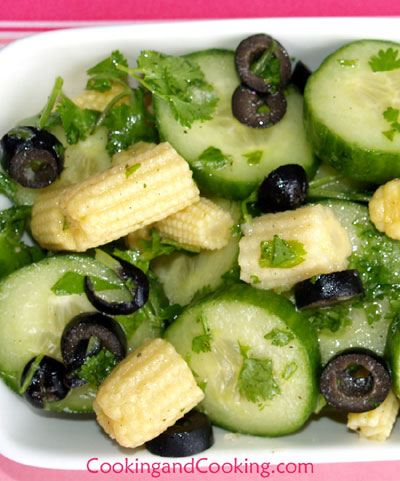 Cilantro and Baby Corn Salad Cilantro and Baby Corn Salad