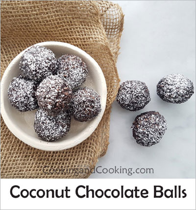 Coconut Chocolate Balls Coconut Chocolate Balls