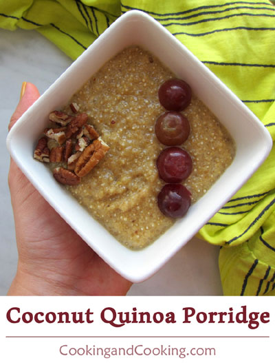 Coconut Quinoa Porridge Coconut Quinoa Porridge