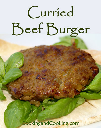 Curried Beef Burger Curried Beef Burger
