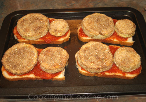 Eggplant and Cheese Melt Eggplant and Cheese Melt