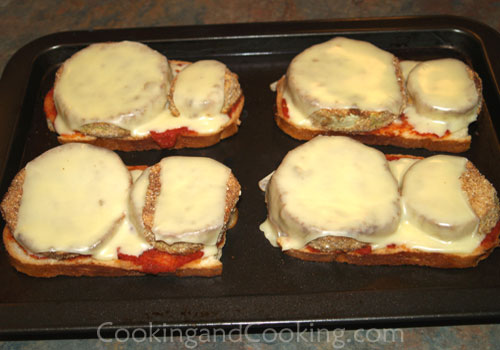 Eggplant and Cheese Melt Eggplant and Cheese Melt