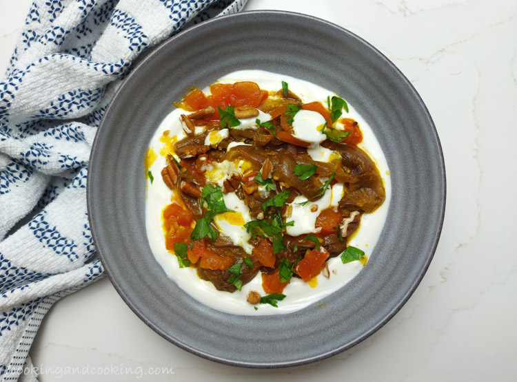 Eggplant with Greek Yogurt Eggplant with Greek Yogurt