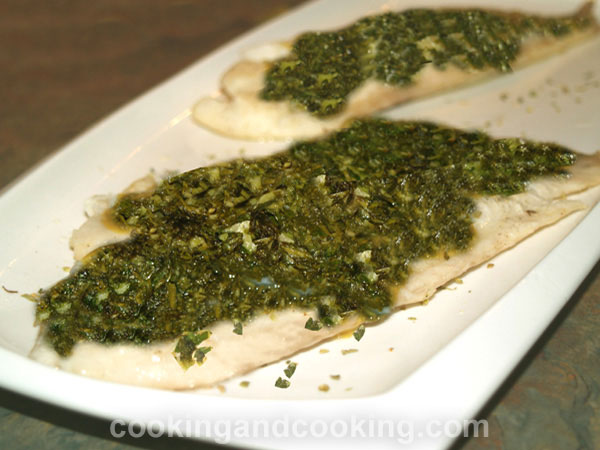 Fish with Coriander and Parsley Fish with Coriander and Parsley