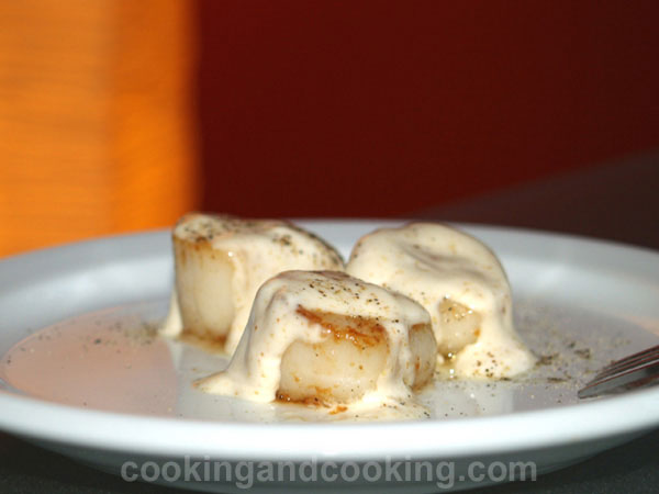 Fried Scallop with Mayo Sauce Fried Scallop with Mayo Sauce