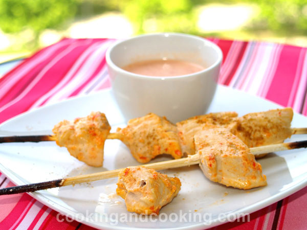 Grilled Chicken Red Pepper Skewers Grilled Chicken Red Pepper Skewers