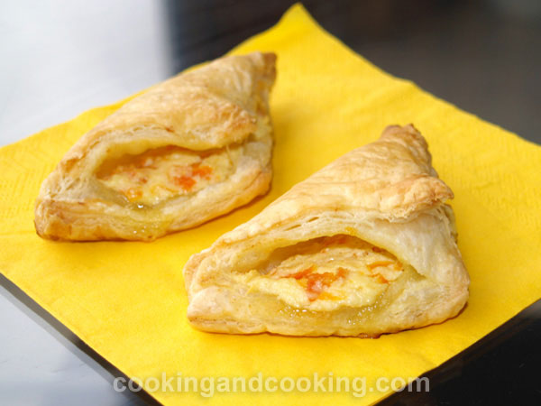 Jam and Ricotta Puff Pastry Jam and Ricotta Puff Pastry