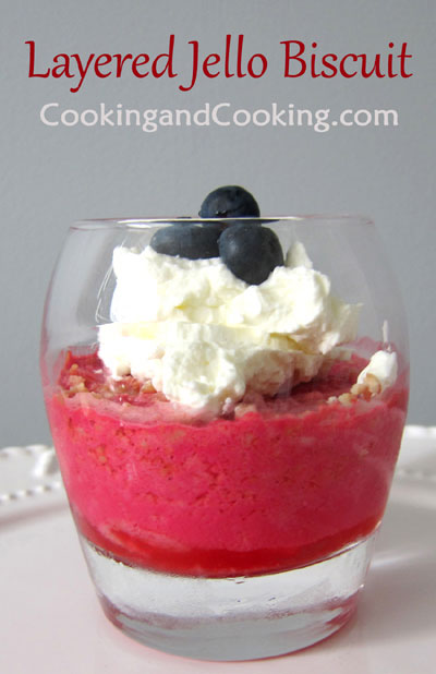 Layered Jello Biscuit Layered Jello Biscuit
