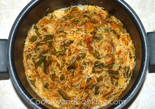 Lubia Polo (Persian Green Bean Rice) Lubia Polo (Persian Green Bean Rice)