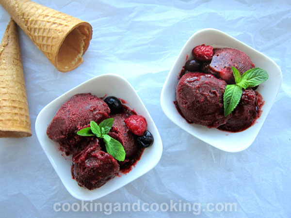 Mixed Berry Sorbet Mixed Berry Sorbet