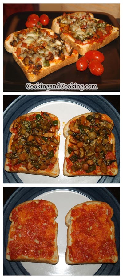 Mushroom and Sausage Pizza Toast Mushroom and Sausage Pizza Toast
