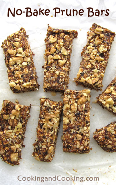 No Bake Prune Bars No Bake Prune Bars