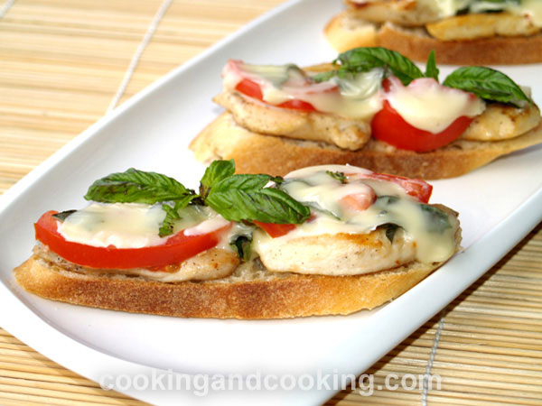 Open Faced Chicken Sandwich Open Faced Chicken Sandwich