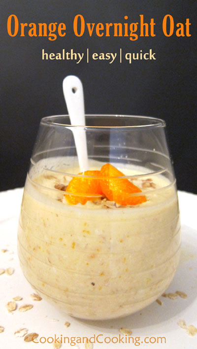 Orange Overnight Oat Orange Overnight Oat