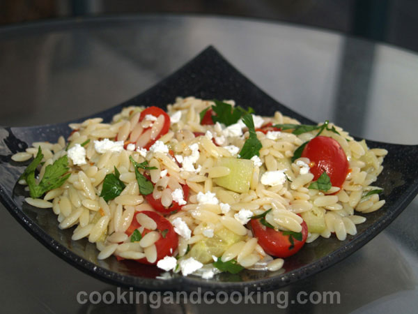 Orzo Salad with Grape Tomatoes Orzo Salad with Grape Tomatoes