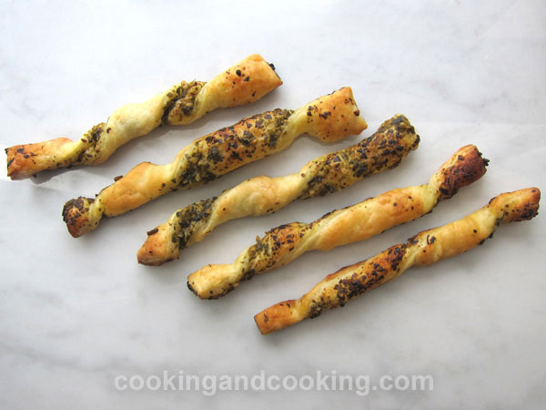 Pesto Pastry Twists Pesto Pastry Twists
