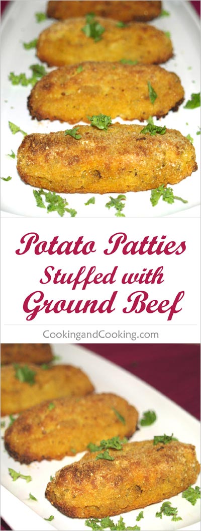 Potato Patties Stuffed with Ground Beef Potato Patties Stuffed with Ground Beef