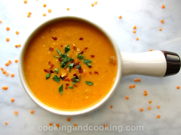 Red Lentil Coconut Soup Red Lentil Coconut Soup