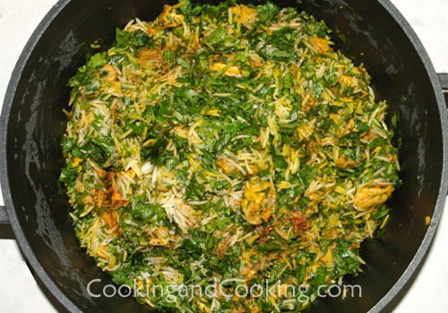 Rice with Cilantro and Chicken Rice with Cilantro and Chicken