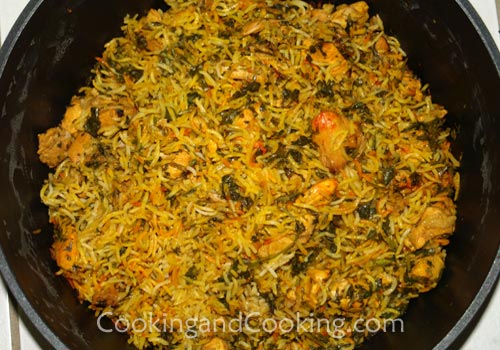 Rice with Cilantro and Chicken Rice with Cilantro and Chicken