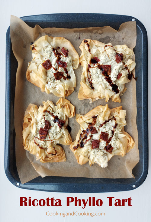 ricotta-phyllo-tart ricotta-phyllo-tart