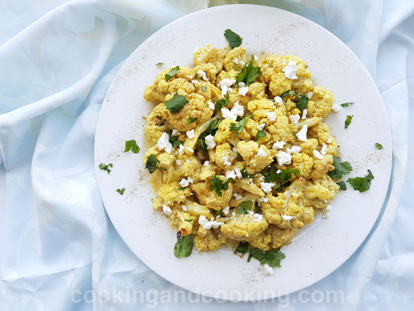 Roasted Cauliflower with Yogurt Roasted Cauliflower with Yogurt