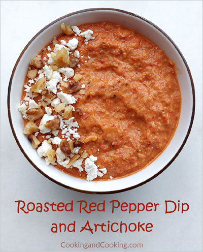 Roasted Red Pepper and Artichoke Dip Roasted Red Pepper and Artichoke Dip