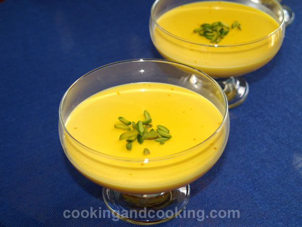 Saffron Panna Cotta Saffron Panna Cotta