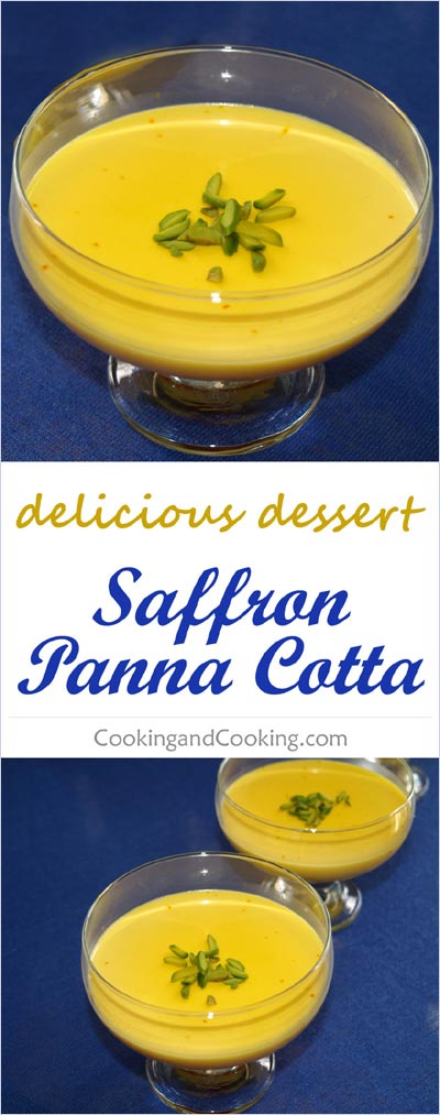 Saffron Panna Cotta Saffron Panna Cotta