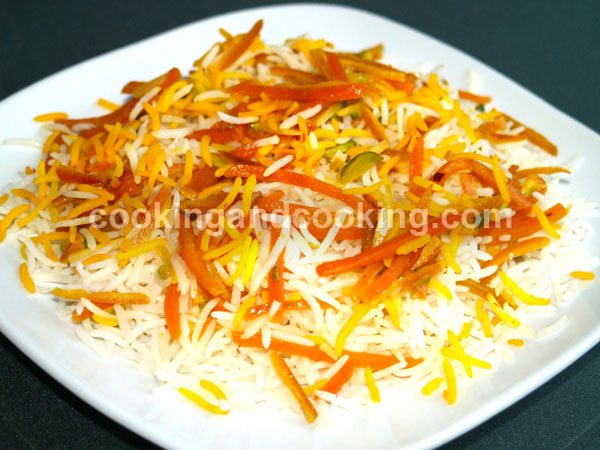 Shirin Polo (Persian Jeweled Rice)