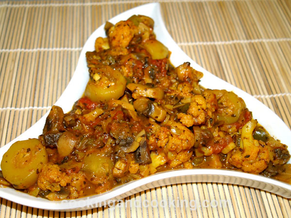 Spicy Mixed Vegetable Spicy Mixed Vegetable
