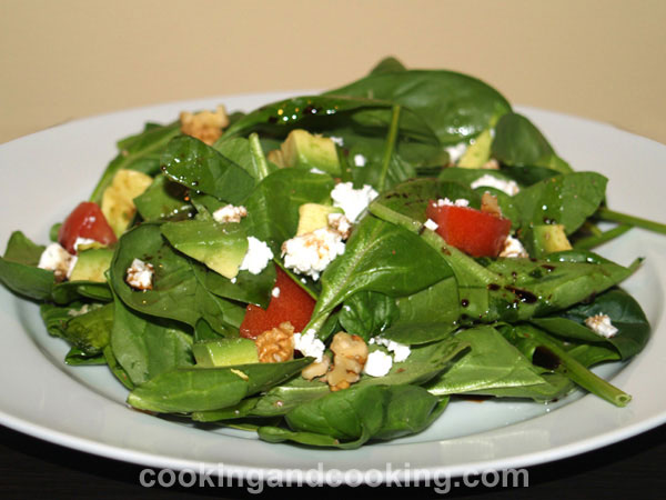 Spinach Salad with Feta Spinach Salad with Feta