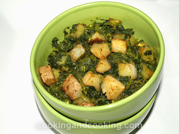Spinach and Potato Dish Spinach and Potato Dish