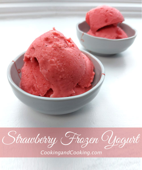 Strawberry Frozen Yogurt Strawberry Frozen Yogurt