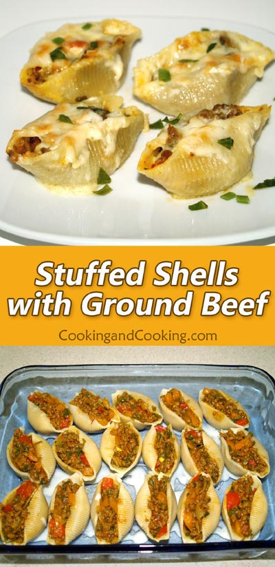 Stuffed Shells with Ground Beef Stuffed Shells with Ground Beef